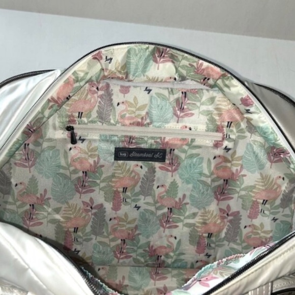 Lug Steamboat SE Duffel Bag Metallic Diamond Flamingo Foliage - Picture 6 of 7